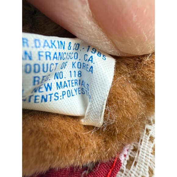 VTG Dakin Bear & Friend Horse Plush Rocker Toy 1985 Americana Collectible gift - Picture 7 of 11